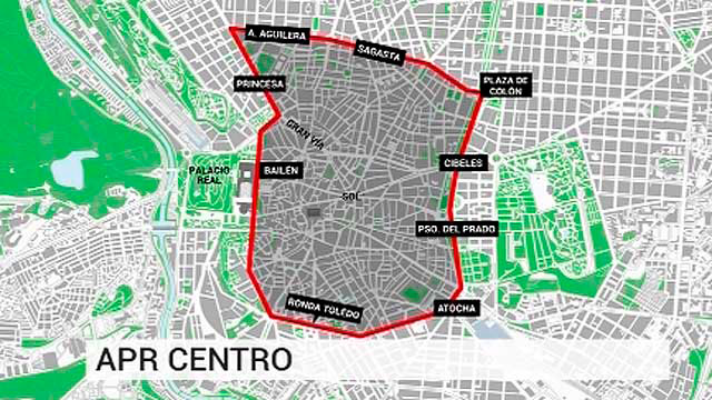 馬德里的APR區域圖